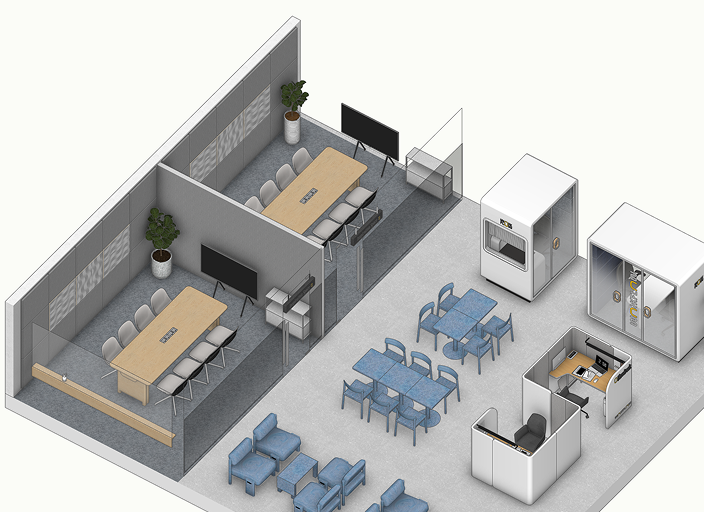 Mô hình 3D WorkFlow Station